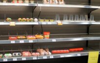 Fresh Market parduotuvės lentynos