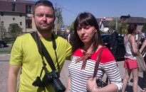 В Литве отметили День победы, Иванов принес портрет Сталина