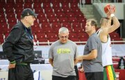 Arvydas Sabonis, Jonas Kazlauskas, Gintaras Krapikas