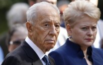 Shimon Peres and Dalia Grybauskaitė