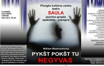 Plungėje - spektaklio apie šaudymą JAV mokykloje premjera