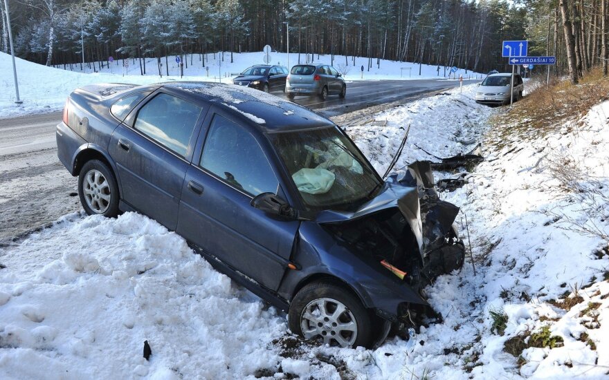 Per avariją prie Druskininkų „Snow Arenos“ sužalota moteris