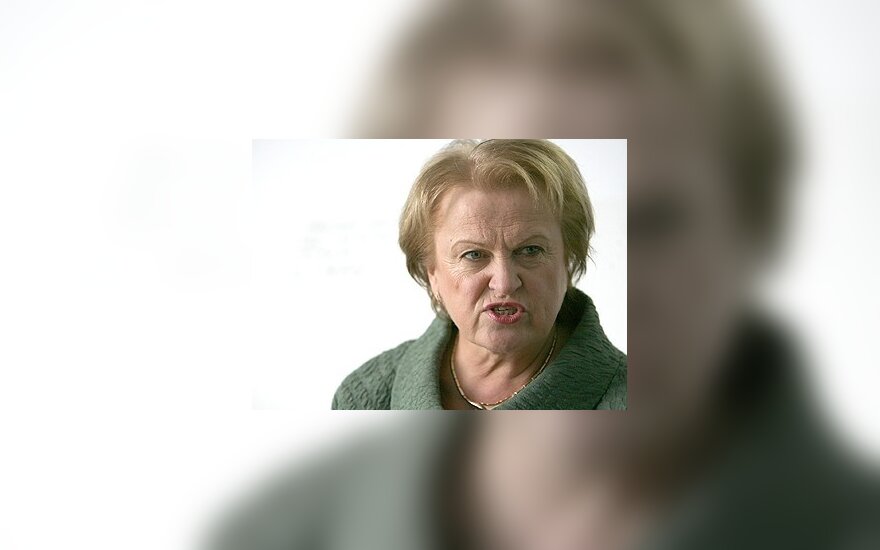 Patikėtiniai neįkalbėjo K.Prunskienės dalyvauti EP rinkimuose