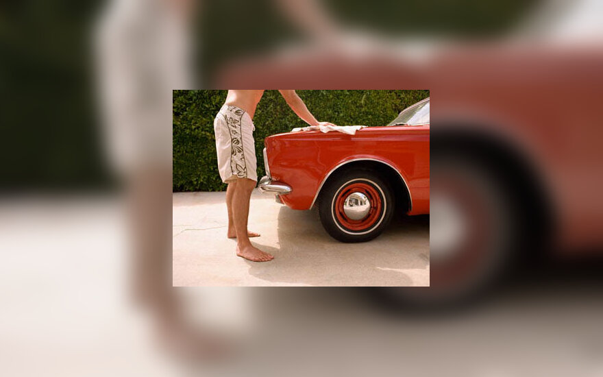 automobilio plovimas