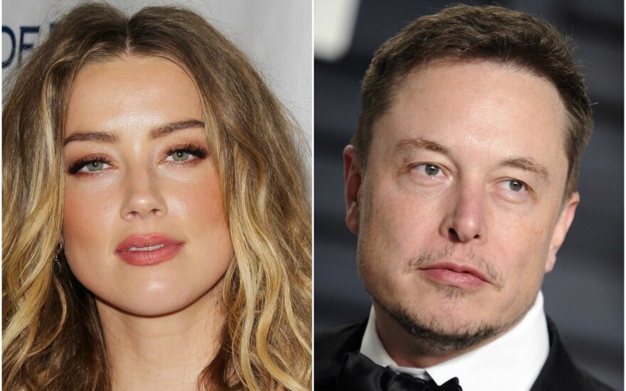 Amber Heard ir Elonas Muskas