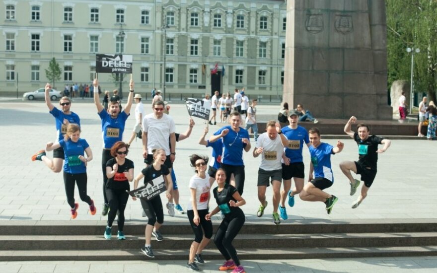 Vilniaus pusmaratonis, DELFI komanda