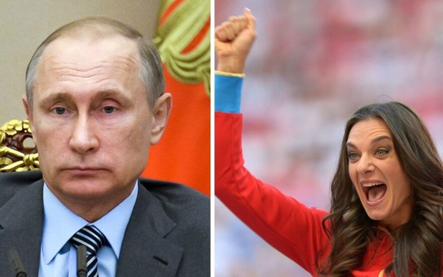 Исинбаева попросила Путина защитить легкоатлетов перед беззаконием