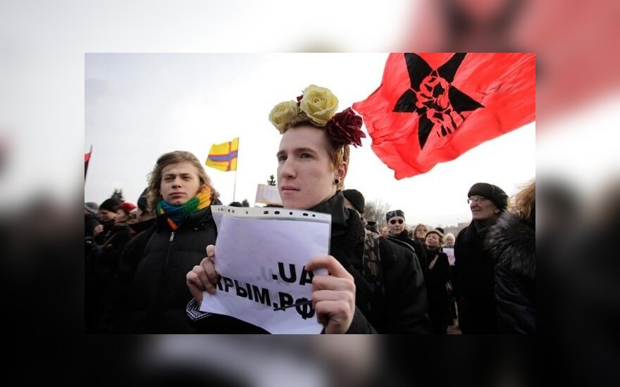 Антивоенный митинг в Петербурге: без задержаний не обошлось