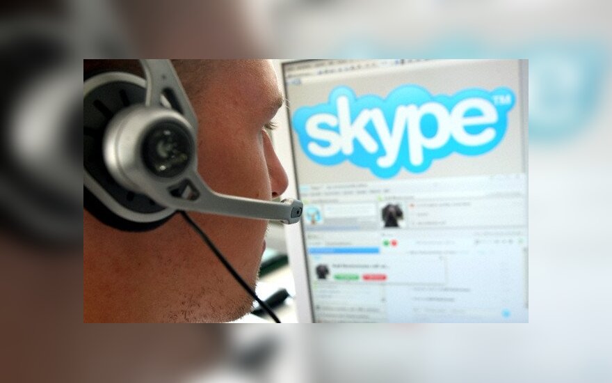 В Литве – самые активные пользователи Skype в Европе