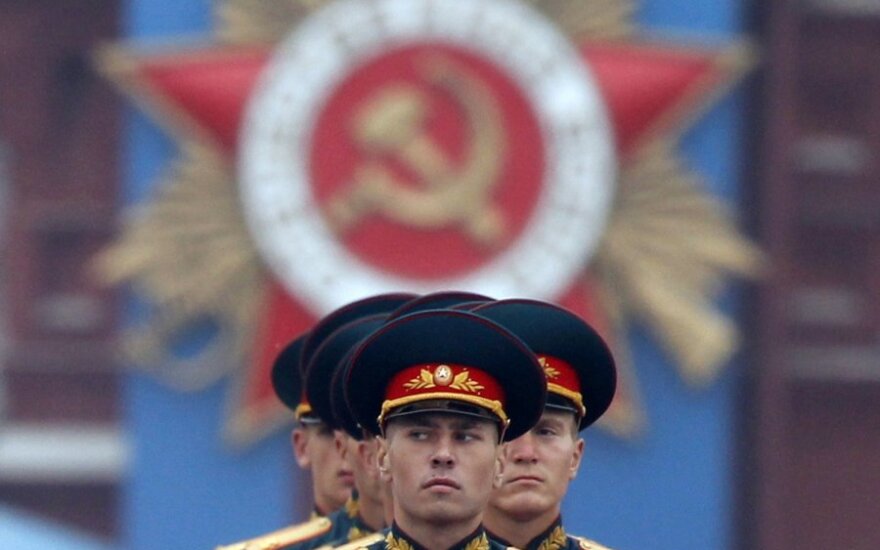 Pergalės dienos paradas Maskvoje