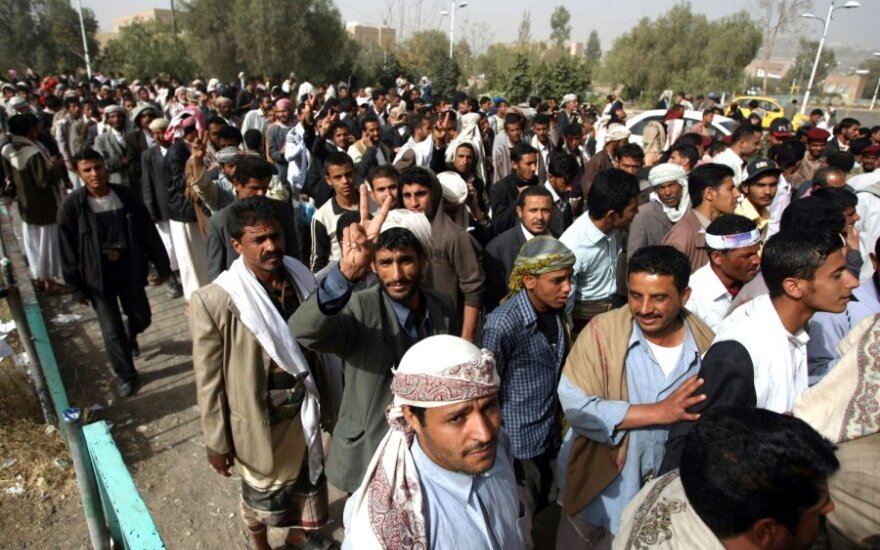 Jemeniečiai balsuoja prezidento rinkimuose
