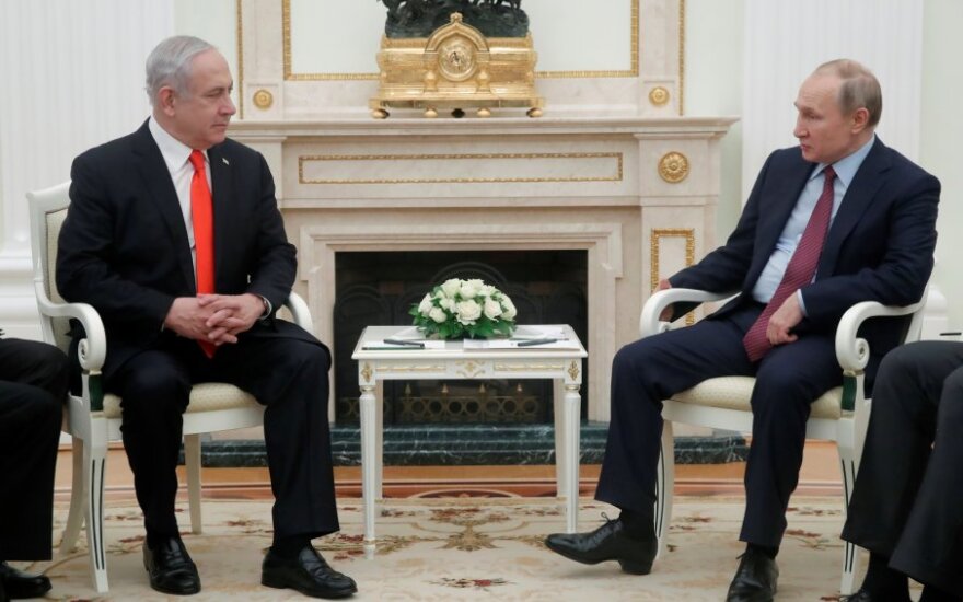 Benjaminas Netanyahu, Vladimiras Putinas