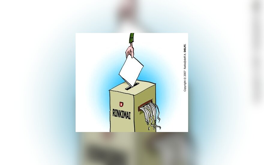 Rinkimai, karikatūra