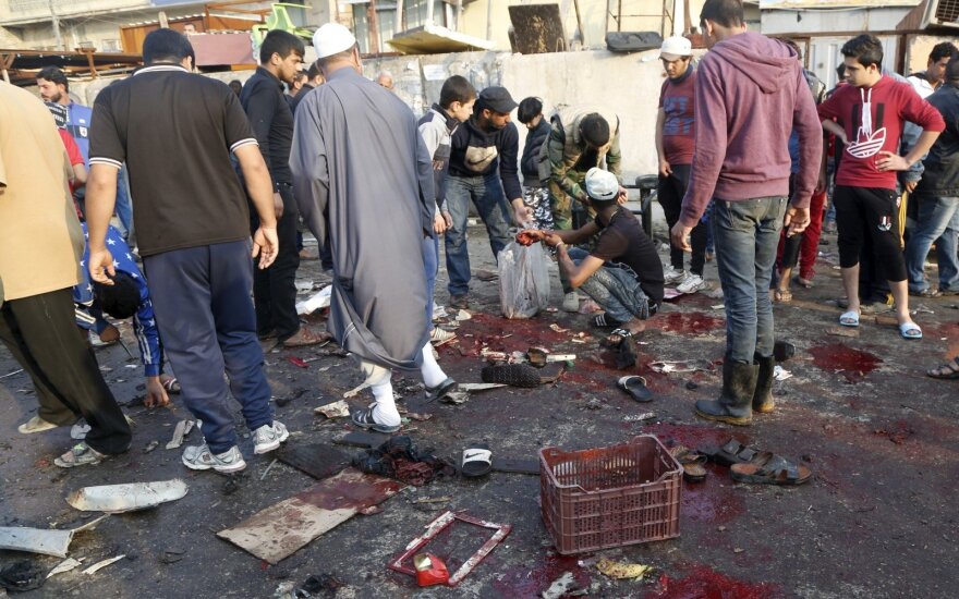 Irako sostinėje Bagdade įvykdyti sprogdinimai