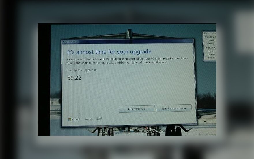 Neišvengiamas "Windows 10" atnaujinimas