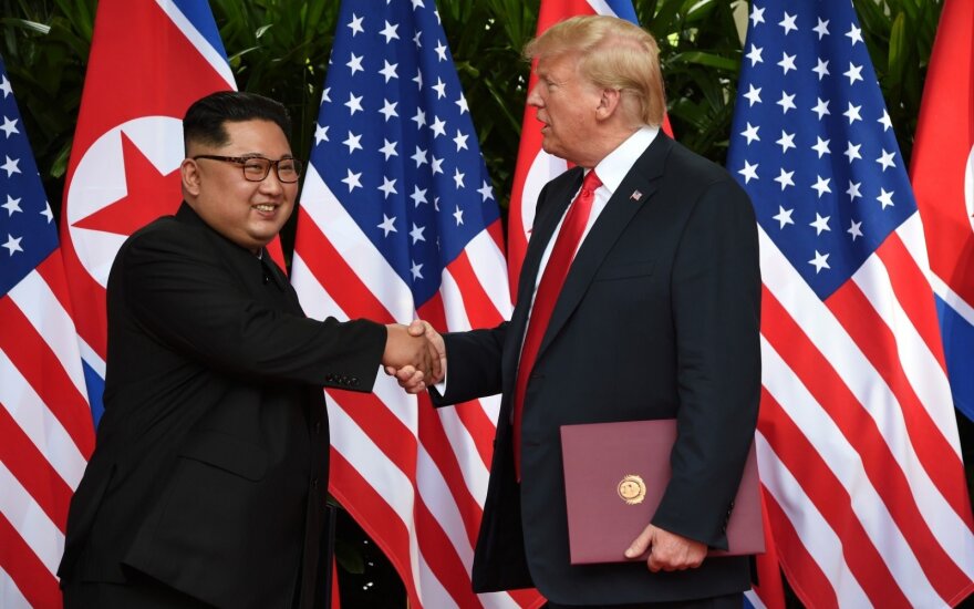 Kim Jong Unas, Donaldas Trumpas