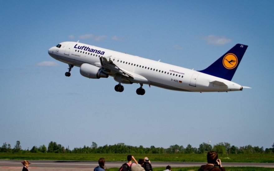 Забастовка работников Lufthansa снова сказалась на работе Вильнюсского аэропорта