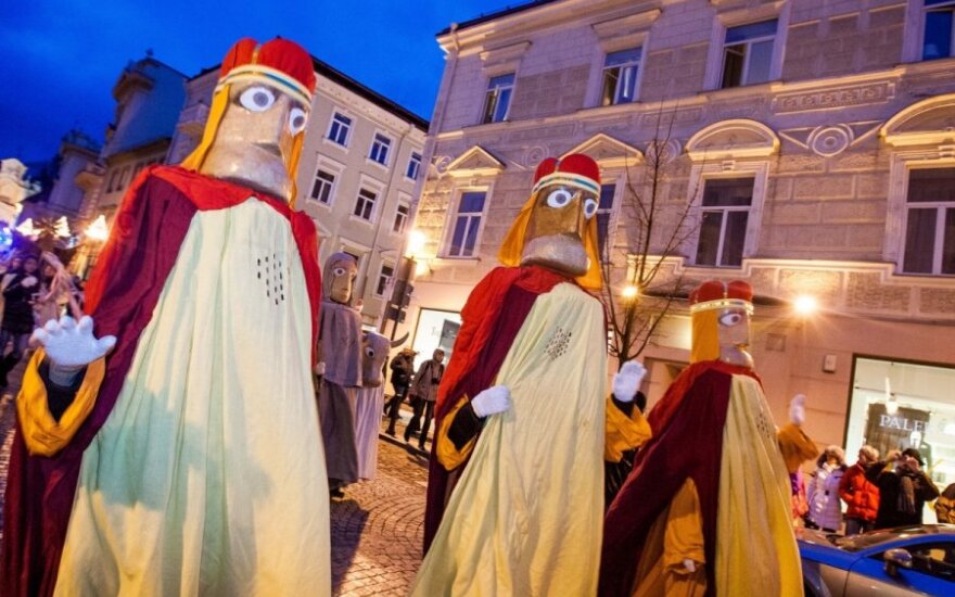 В Вильнюсе состоялось шествие "Трех Королей"