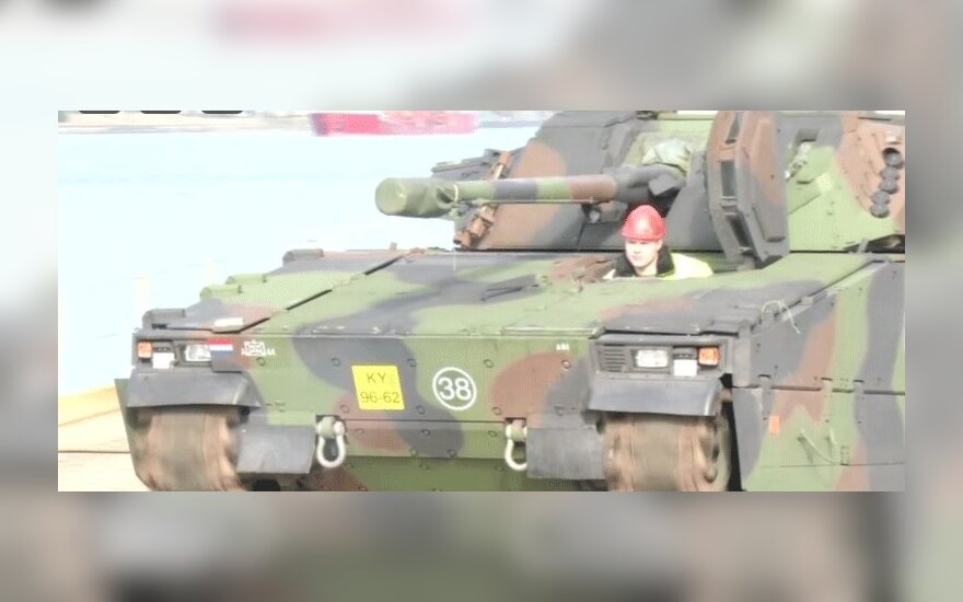 В Литву прибывает военный контингент Нидерландов