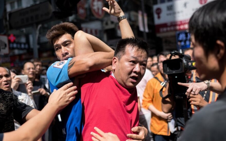 В Гонконге арестованы десятки протестующих