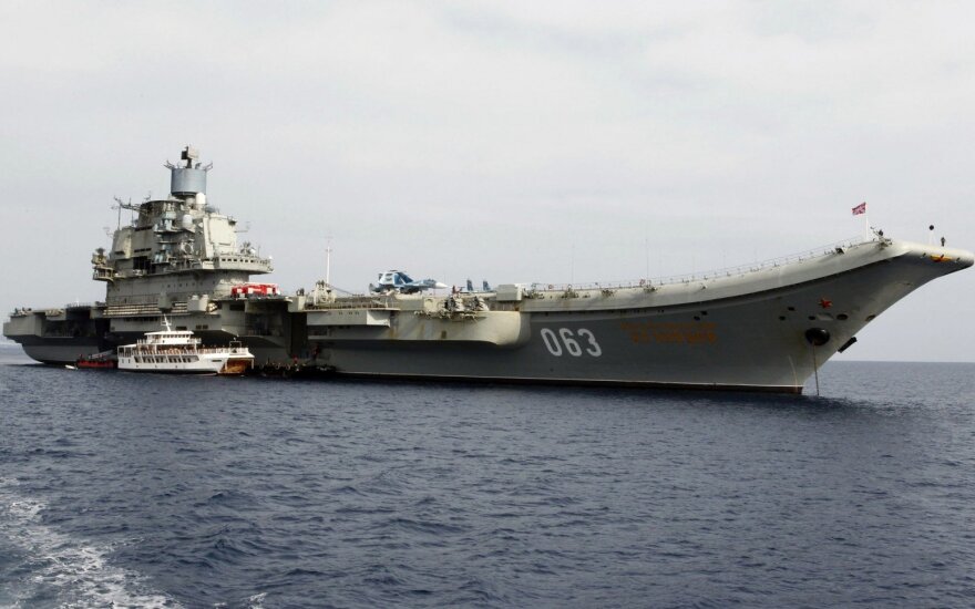 РБК оценило стоимость похода "Адмирала Кузнецова" в Сирию