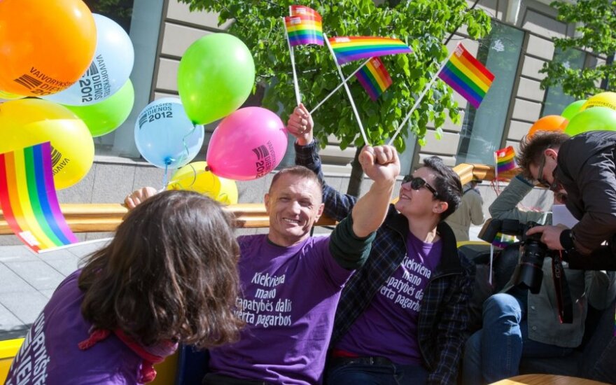 Homoseksualiści przeszli się ulicami Wilna