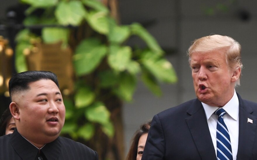Kim Jong Uno ir Donaldo Trumpo susitikimas Hanojuje