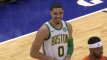 Smarto ir Tatumo vedami „Celtics“ pralaimėjimų seriją nutraukė palauždami „Cavaliers“