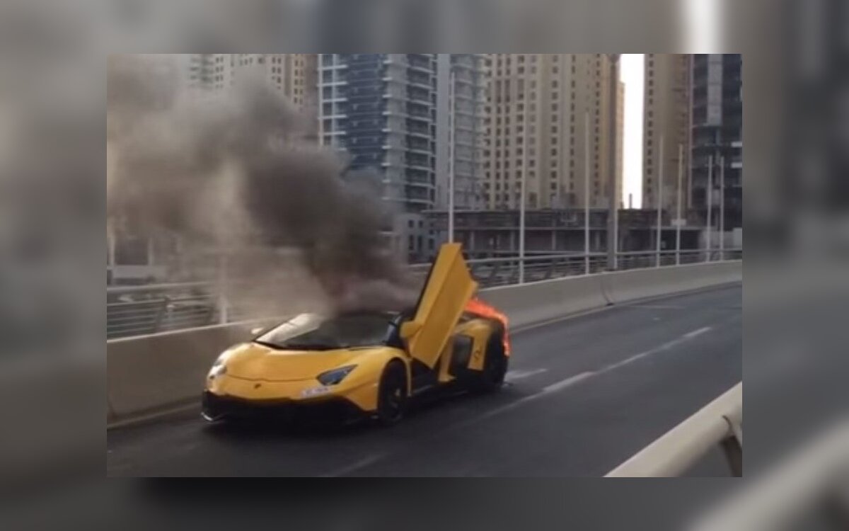 Sudegė Naujausias Lamborghini Modelis Delfi Auto