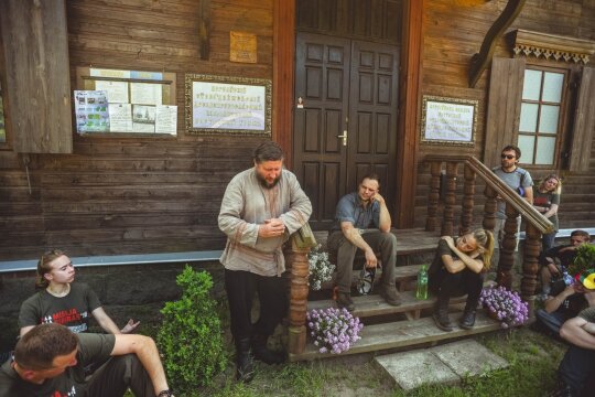 Perelozų religinės bendruomenės pirmininkas Michailas Rybakovas