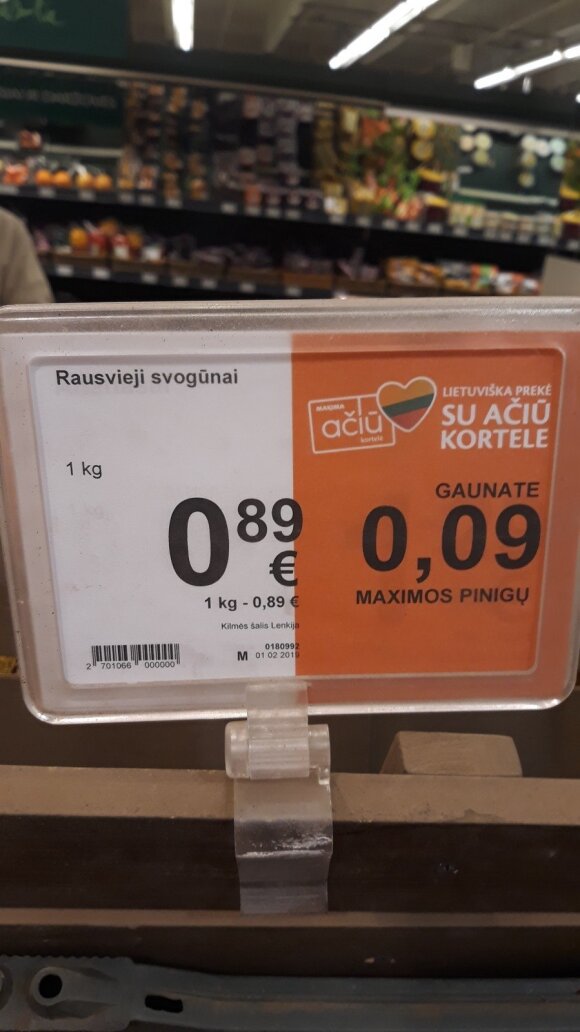 „Maximos“ paskelbta akcija sukėlė klausimų: kodėl „lietuviškų“ svogūnų kilmės šalis yra Lenkija?