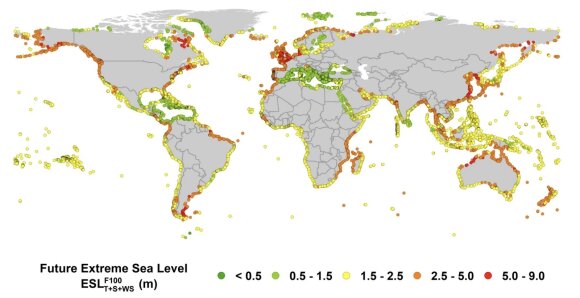 According to scientists, coasts should be affected in this way