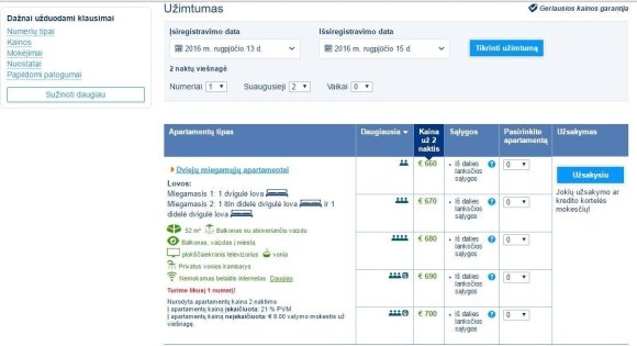 Почти космические цены: за ночлег в Каролинишкес - 660 евро