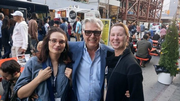 Eglė Vertelytė, Vyto Ruginis, Eglė Mikulionytė Tarptautiniame Toronto kino festivalyje
