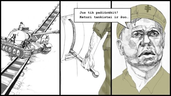 Partizanai visada laimi. Keturi šunys ir tankistas (VII)