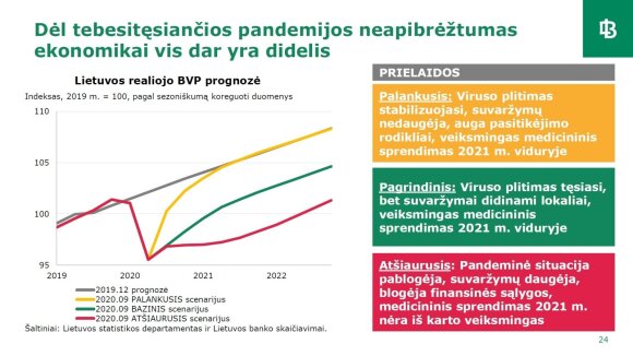 Vitas Vasiliauskas: the debt level will be the highest in the history of Lithuania