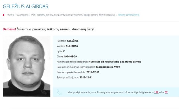 В России задержан бывший политик – в Литве он осужден за убийства