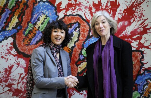 Nobel Laureates Emmanuelle Charpentier and Jennifer A. Doudna