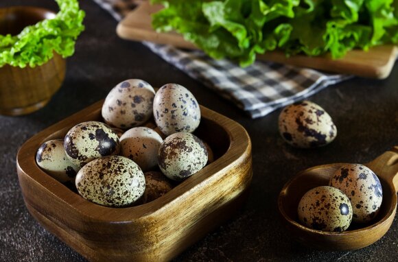 Quail eggs