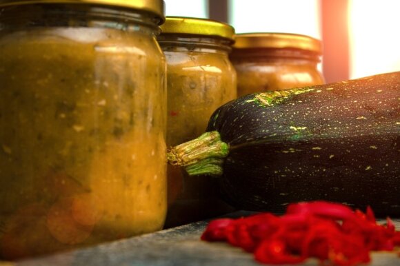 Canned Zucchini Mix