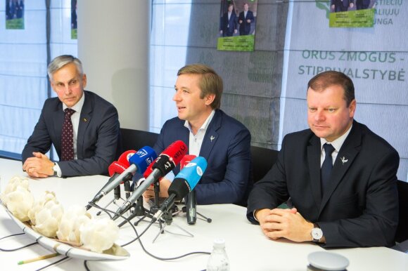 Povilas Urbšys, Ramūnas Karbauskis, Saulius Skvernelis