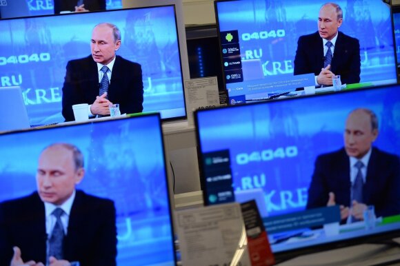 Putinas TV ekrane