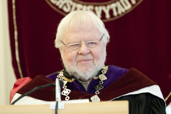 Emeritus Professor of Vytautas Magnus University (VMU) and of the University of California, Los Angeles, Honorary Professor of Vytautas Magnus University, Doctor of the University of Illinois Algirdas Avižienis / Photo by J. Petronis / Scanpix.