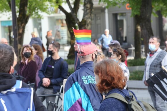 A community protest against Mayor V. Matijošaitis took place in Kaunas