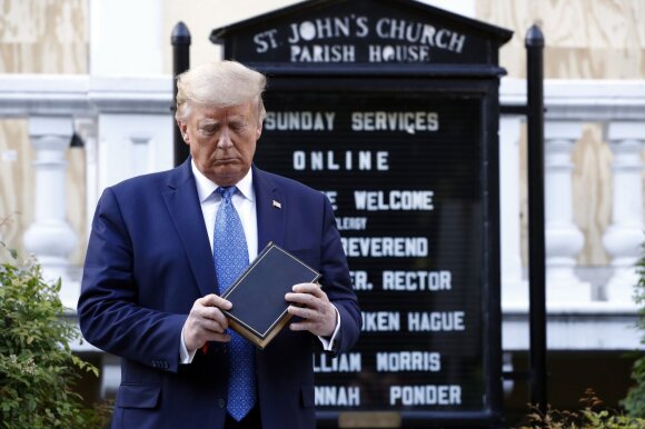 Donald Trump at St. John's Episcopal Churches