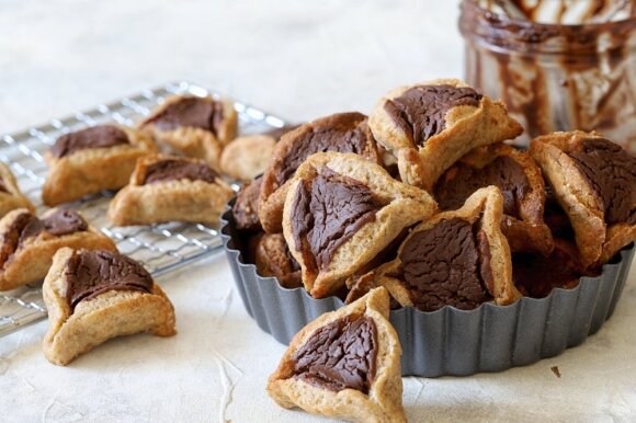 Hamantashen cookies