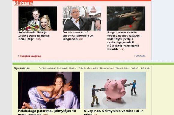 DELFI skaitytojams siūlo patogesnį dizainą