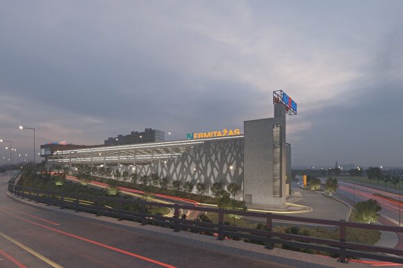 Viewing a shopping center near Western Bypass