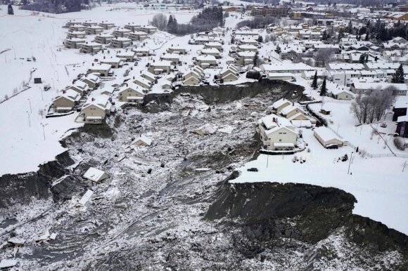 The body of a missing Lithuanian man is believed to have been found in Norway after the landslide