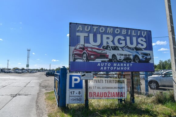 Car market in Panevėžys